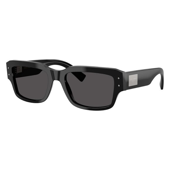 New Dolce & Gabbana Black Square DG4483 501/87 Sunglasses Women - Picture 1 of 6